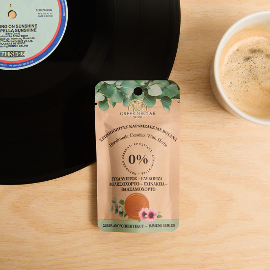 ΚΑΡΑΜΕΛΕΣ ΒΟΤΑΝΩΝ ΜΕ ΓΕΥΣΗ ΕΥΚΑΛΥΠΤΟ