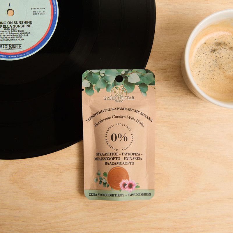 ΚΑΡΑΜΕΛΕΣ ΒΟΤΑΝΩΝ ΜΕ ΓΕΥΣΗ ΕΥΚΑΛΥΠΤΟ