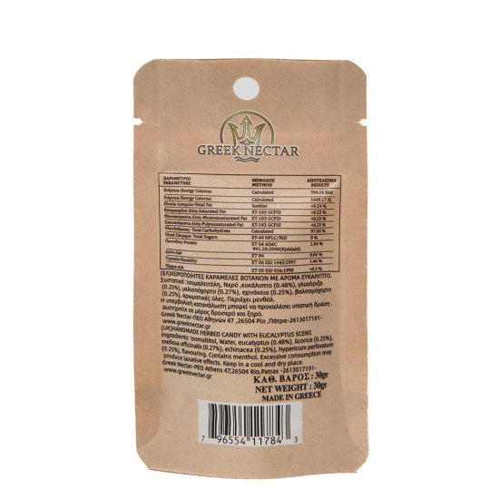 ΚΑΡΑΜΕΛΕΣ ΒΟΤΑΝΩΝ ΜΕ ΓΕΥΣΗ ΕΥΚΑΛΥΠΤΟ