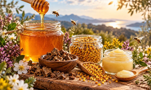 Οι 4 Θησαυροί της Κυψέλης: Μέλι, Πρόπολη, Γύρη και Βασιλικός Πολτός
